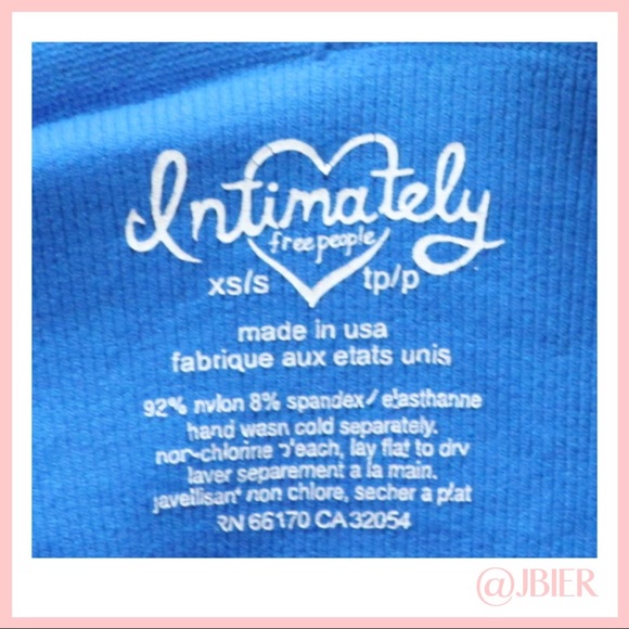 Free People Blue Tube Top - Picture 4 of 4